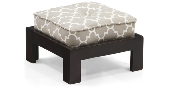Tribal Coffee Table Set (Ebony & Morocco Lattice Beige)